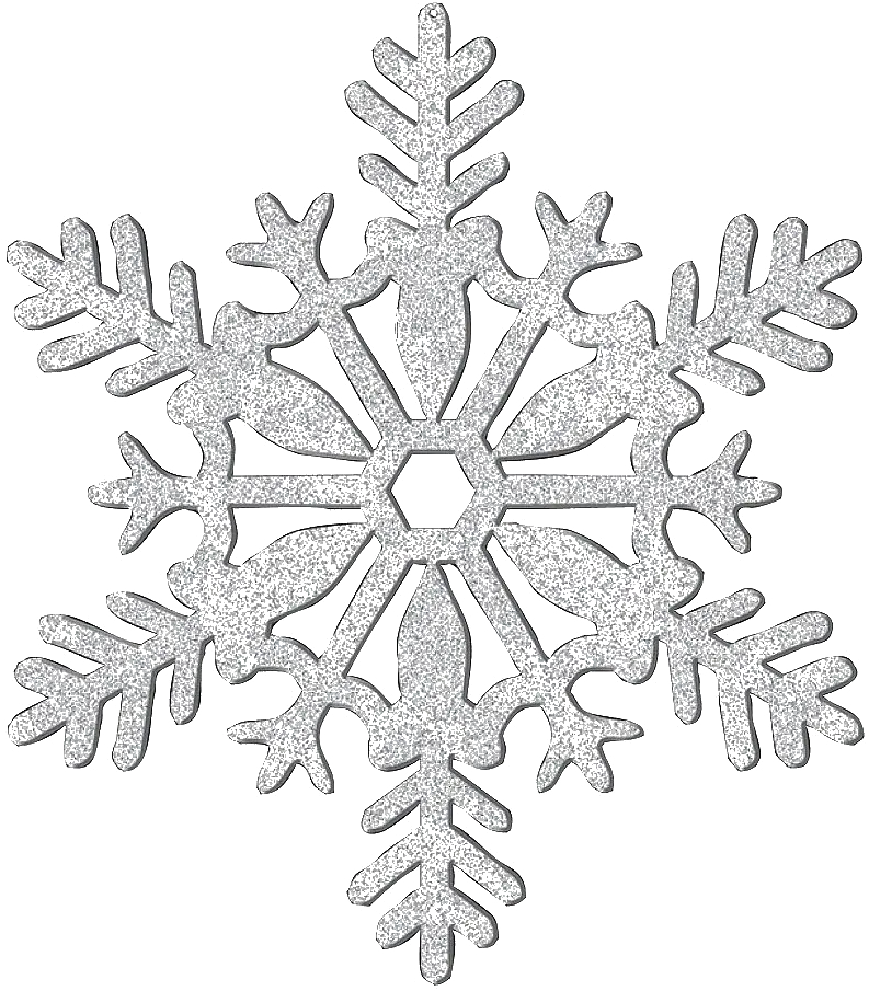 Silver Snowflake Transparent Png Silver Glitter Snowflake