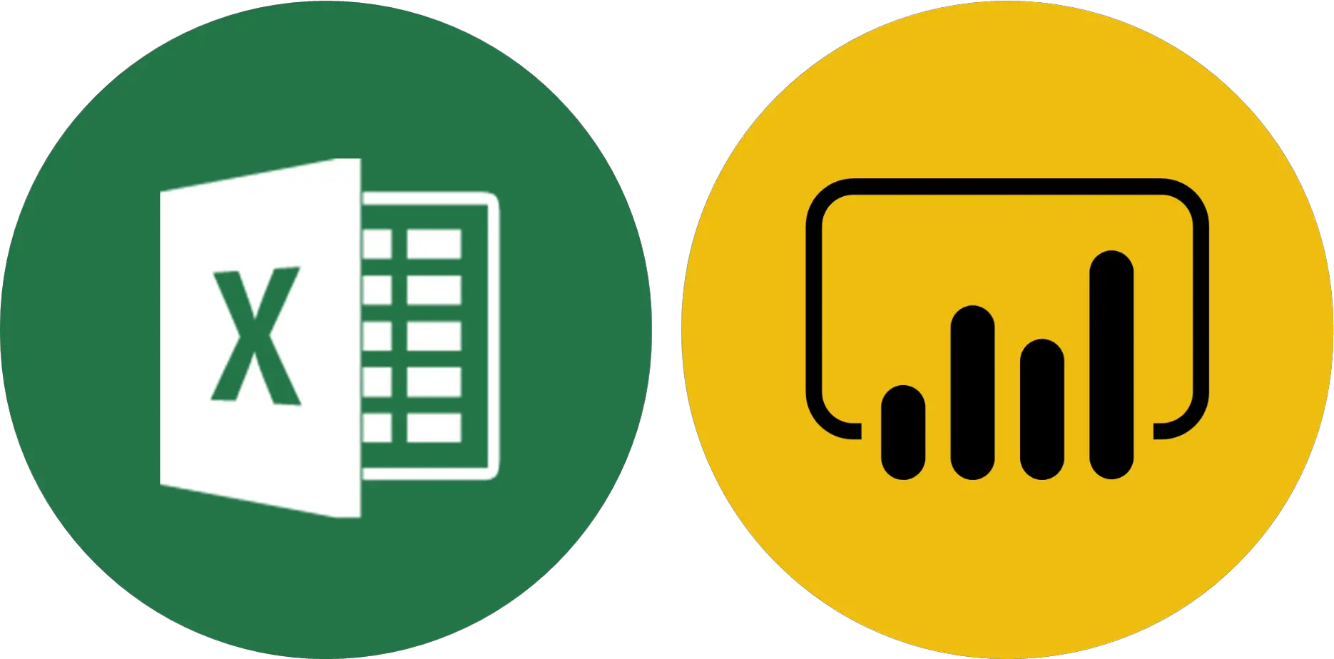 Transparent Power Bi Logo Png Excel Y Power Bi