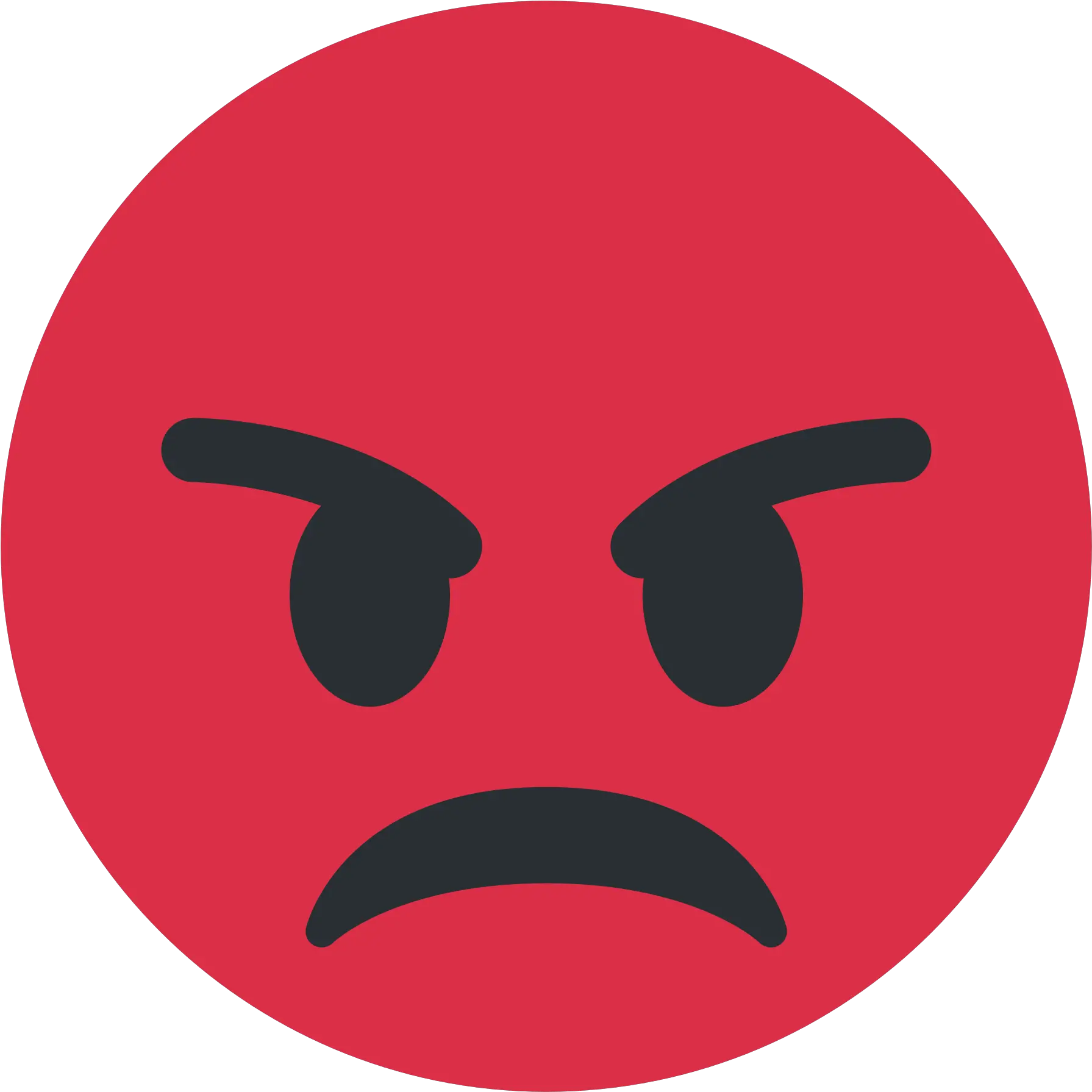 Angry Transparent Blob Angry Face Emoji Png