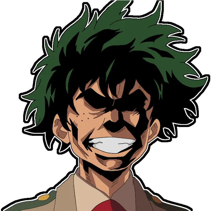 Deku All Might S Face Cute My Hero Academia