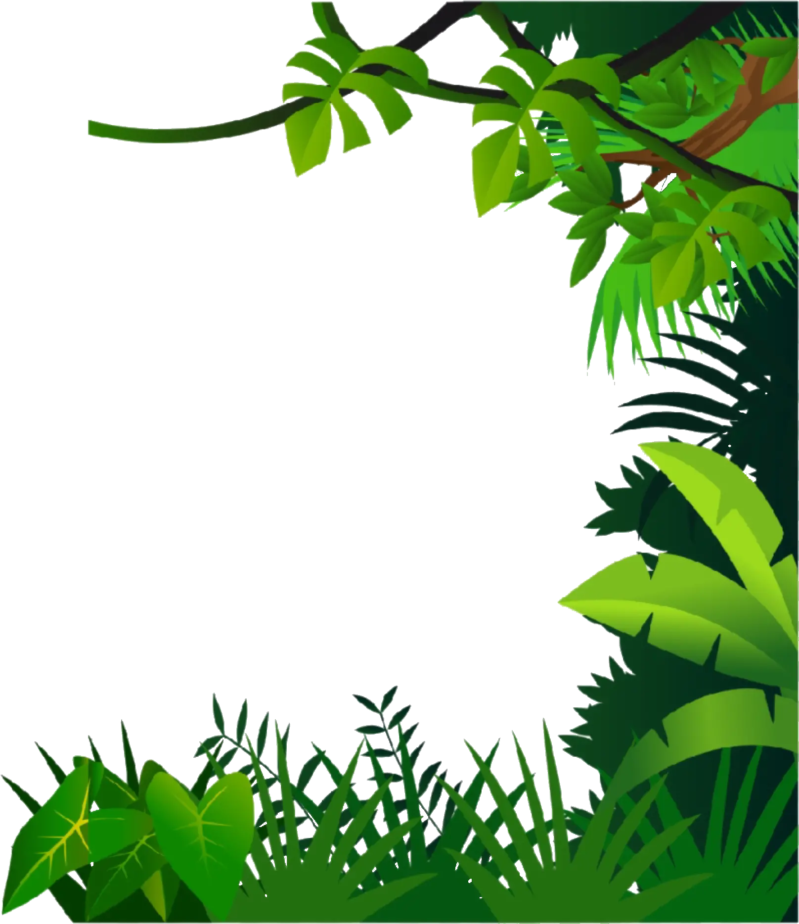 Jungle Frame Clipart
