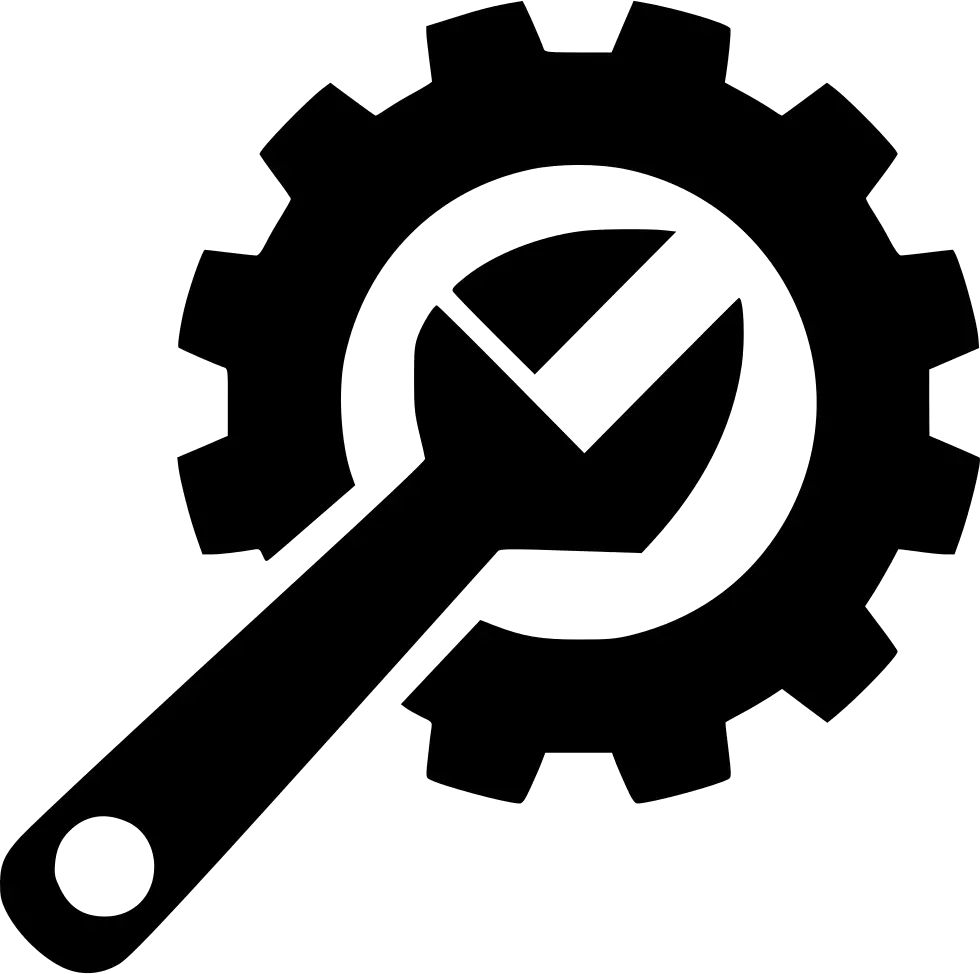 Hard Repair Fix Svg Png Icon Free Wrench And Gear Icon