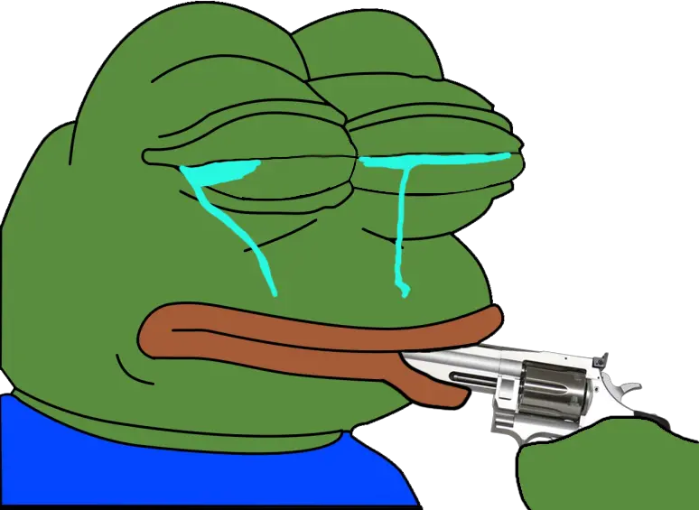 Clip Art Sad Pepe Png Pepe The Frog Depressed