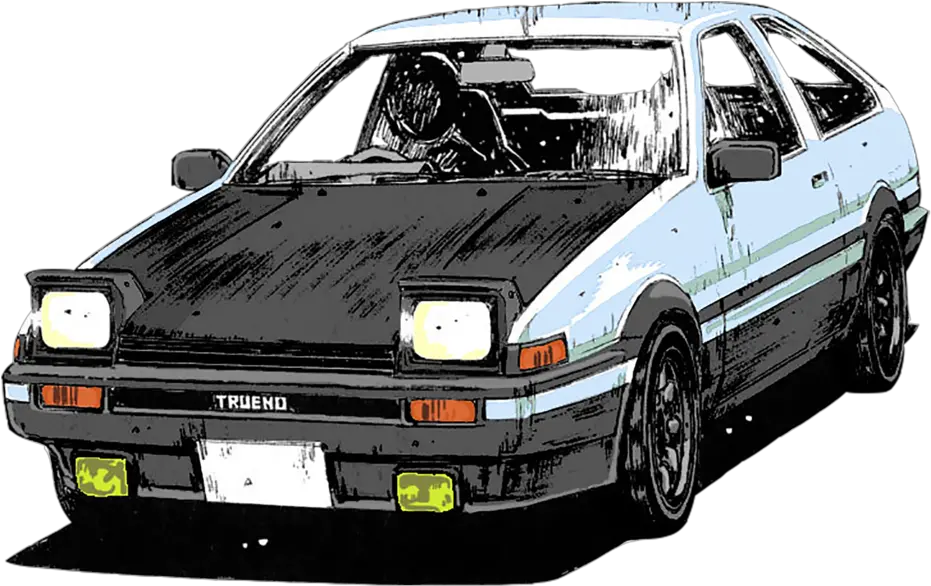 Initial D Ae86 Art