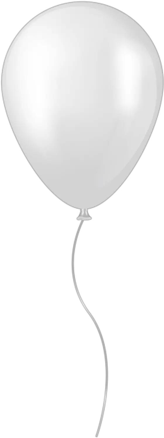 Transparent White Balloon Png