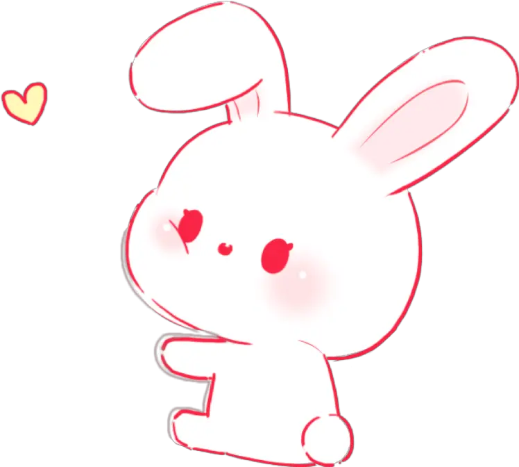 rabbit bunny pink cute soft aesthetic pastel Rabbit