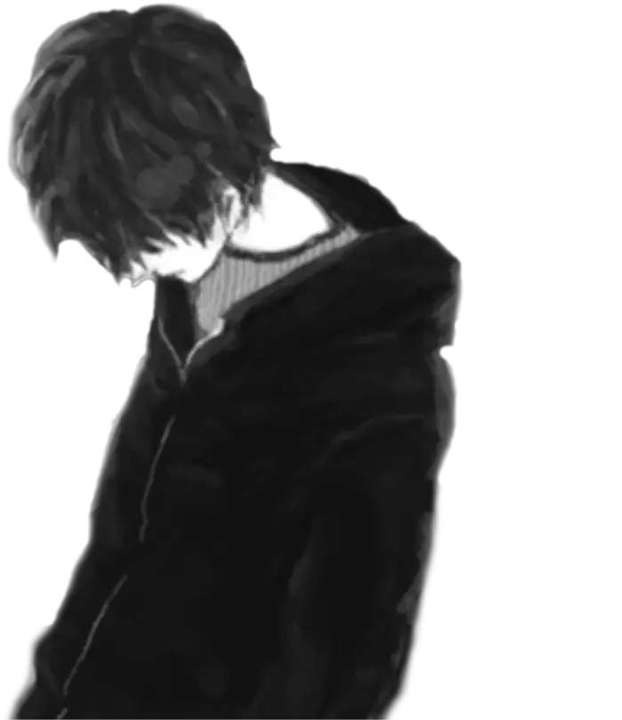 Transparent Sad Boys Png Sad Anime Boy Png