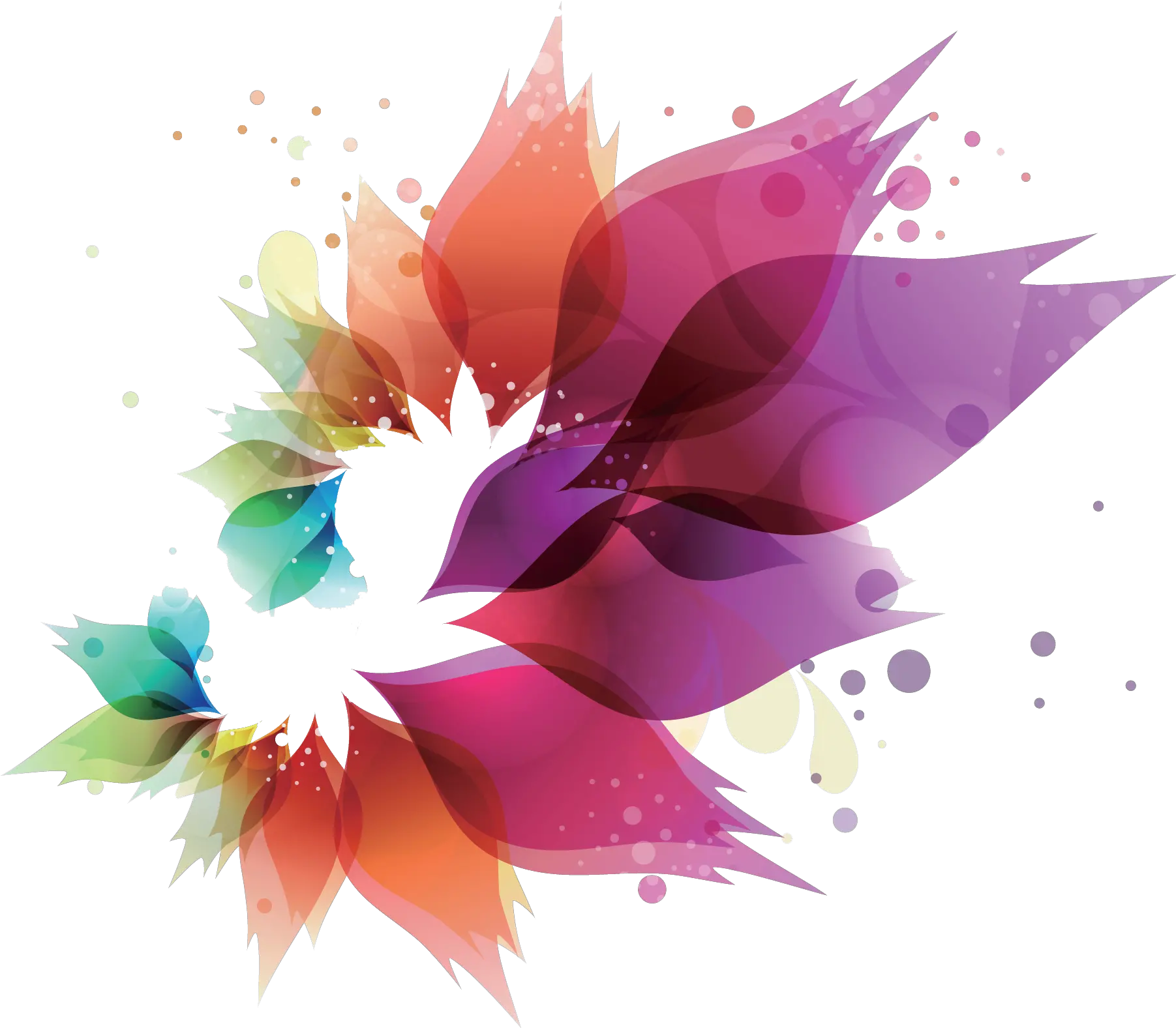 Fur Vector Abstract Transparent Abstract Flower Png