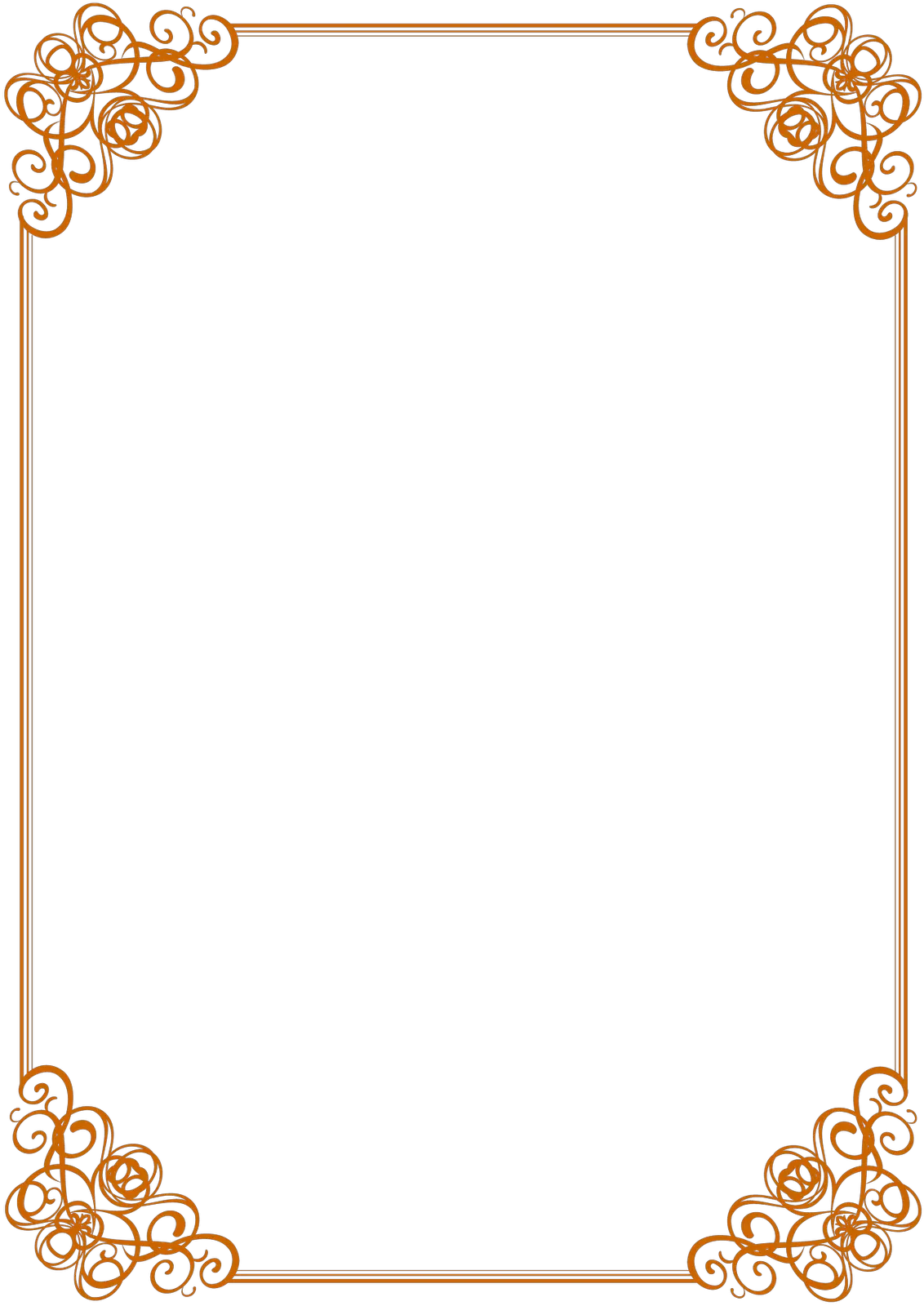 Certificate Borders Templates Free Gold Frame Vector Png