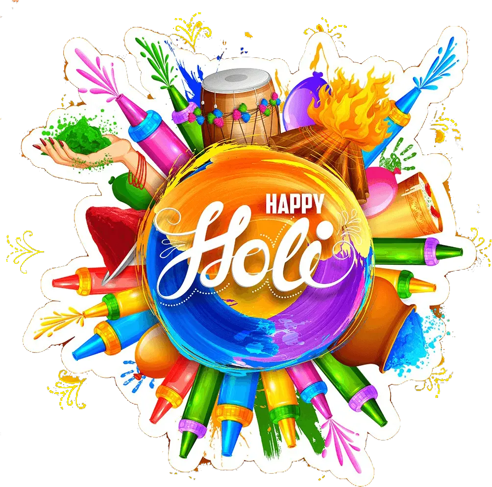 Happy Holi Sms Images Wishesamp Text Msg 140 Characters Holi Vector Free Download