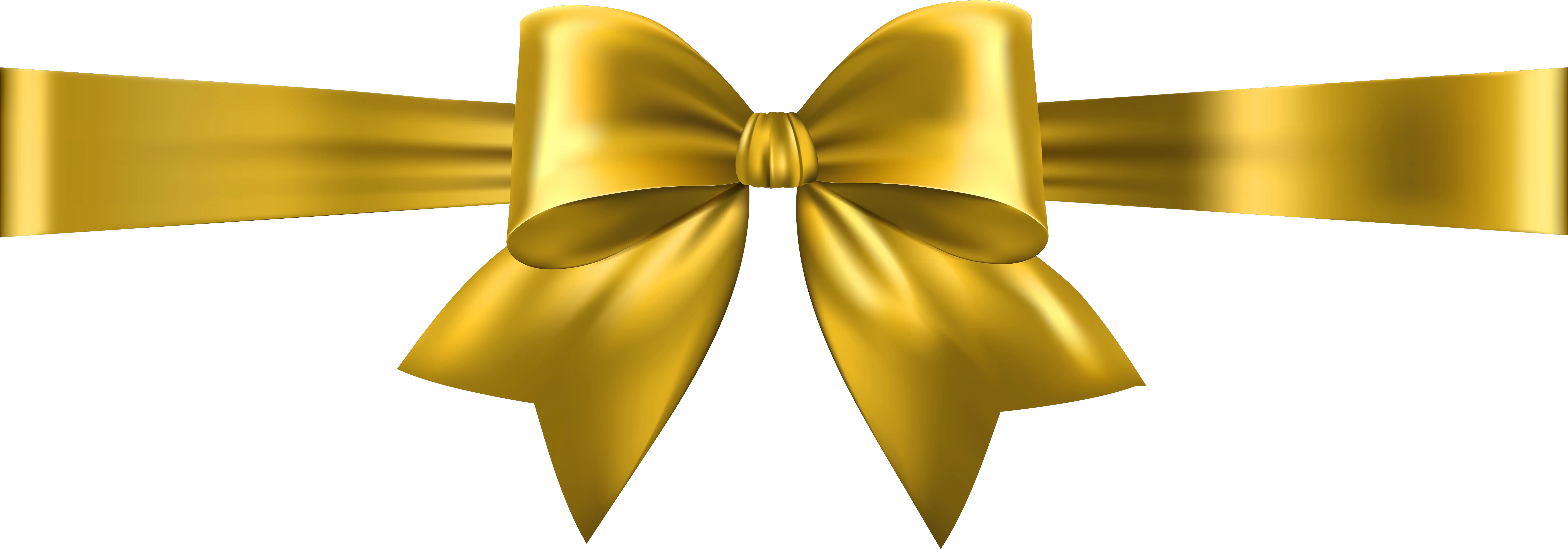 Transparent Bow Transparent Gold Bow Png