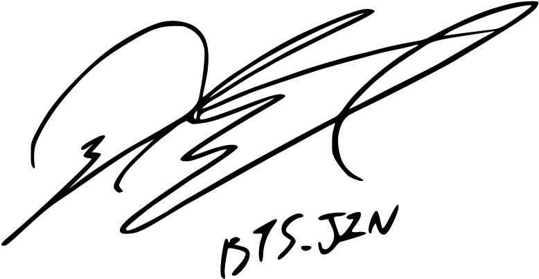 Signature Of Bts Bts Jin Signature Png