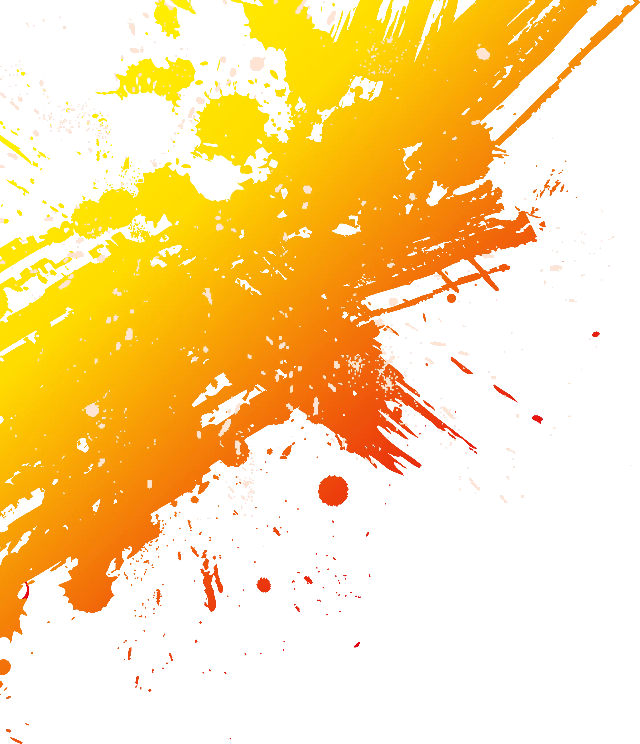 Paint Graphic Design Orange Paint Splash Png