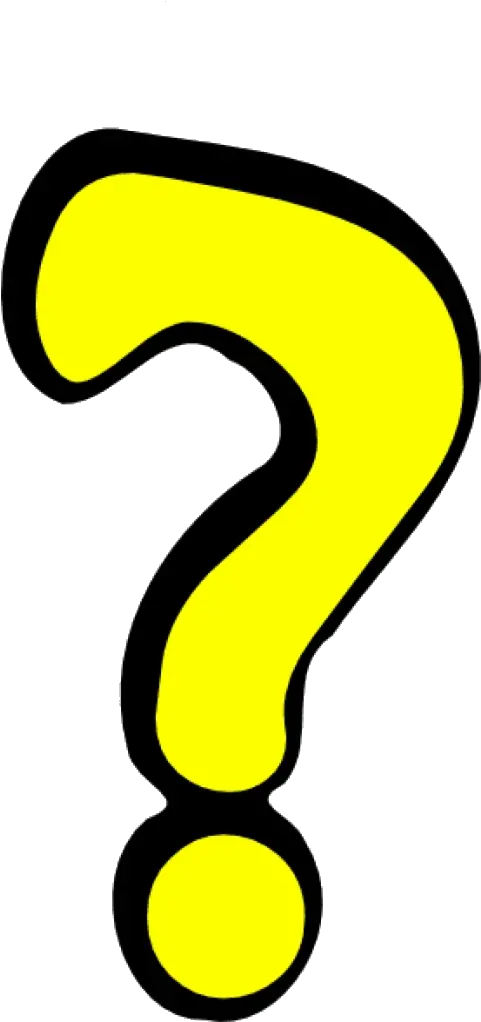 Question Mark Free Clipart Image With Transparent Yellow Yellow Question Mark Png