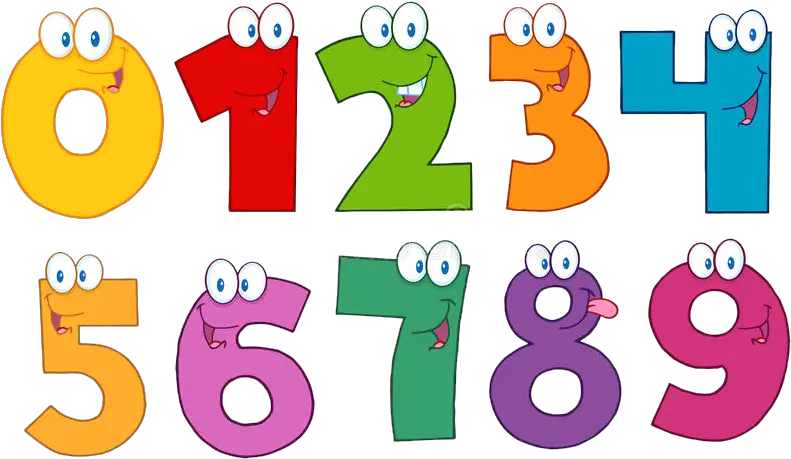 Numbers Png Cartoons Numbers In Cartoon