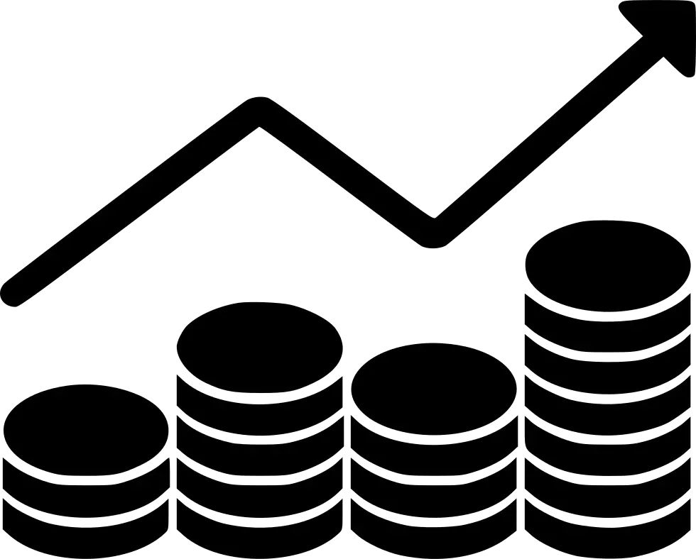 Business Chart Stock Market Report Graph Diagram Growth Stock Market Graph Icon