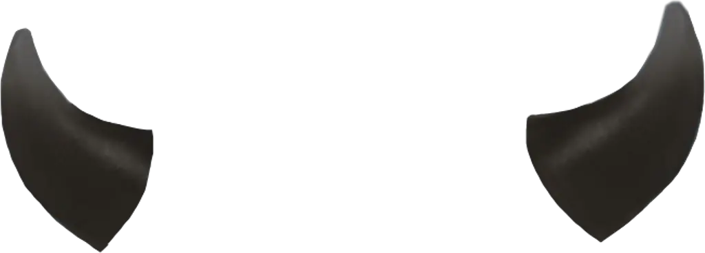 Devil Horns Png White Devil Black Horns Png