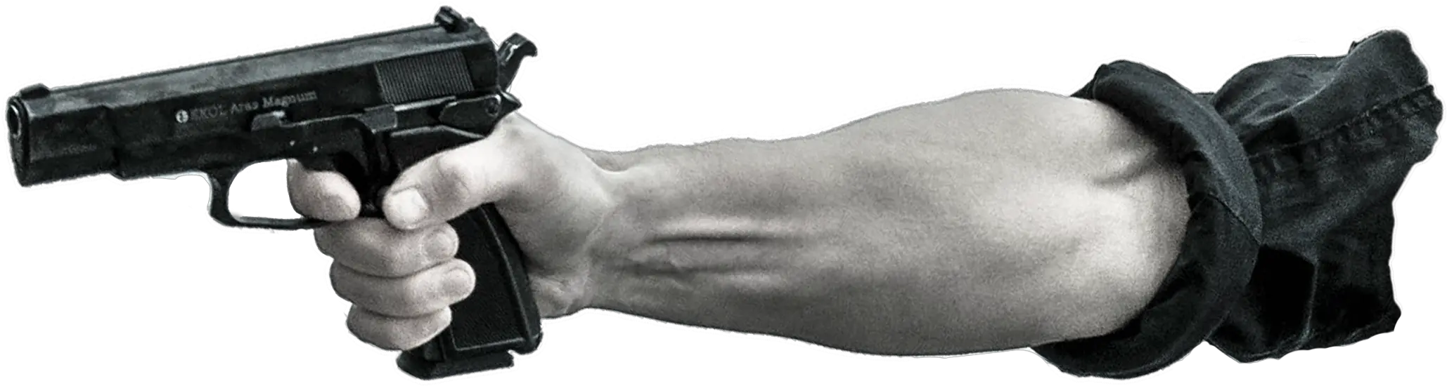 Man Pointing A Gun Png Arm Holding Gun Png