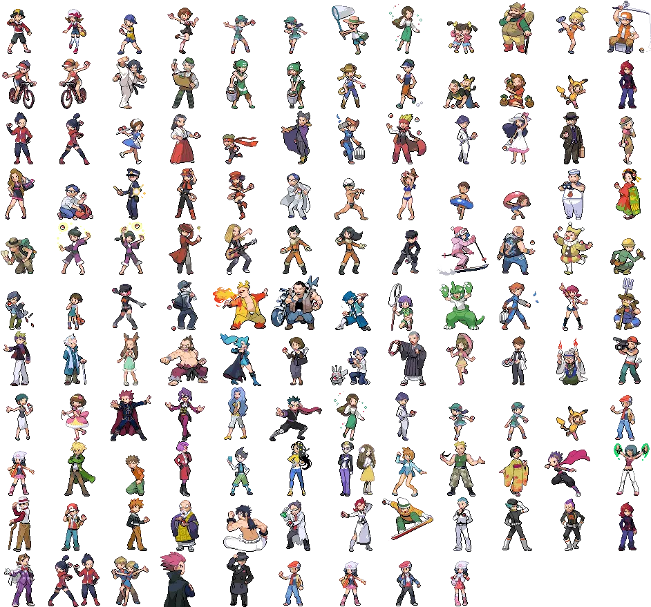 Png Sprite Generator Pokemon Trainer Sprites Gen 5