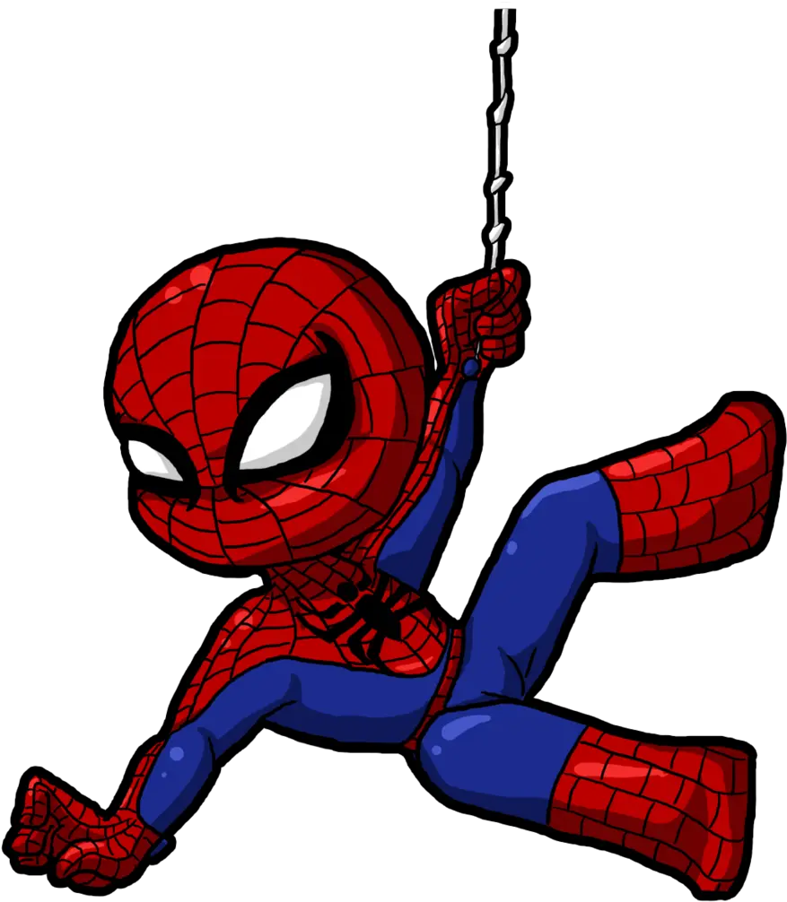 Spiderman Clipart Cute Cartoon For Kids Png Spiderman Cartoon