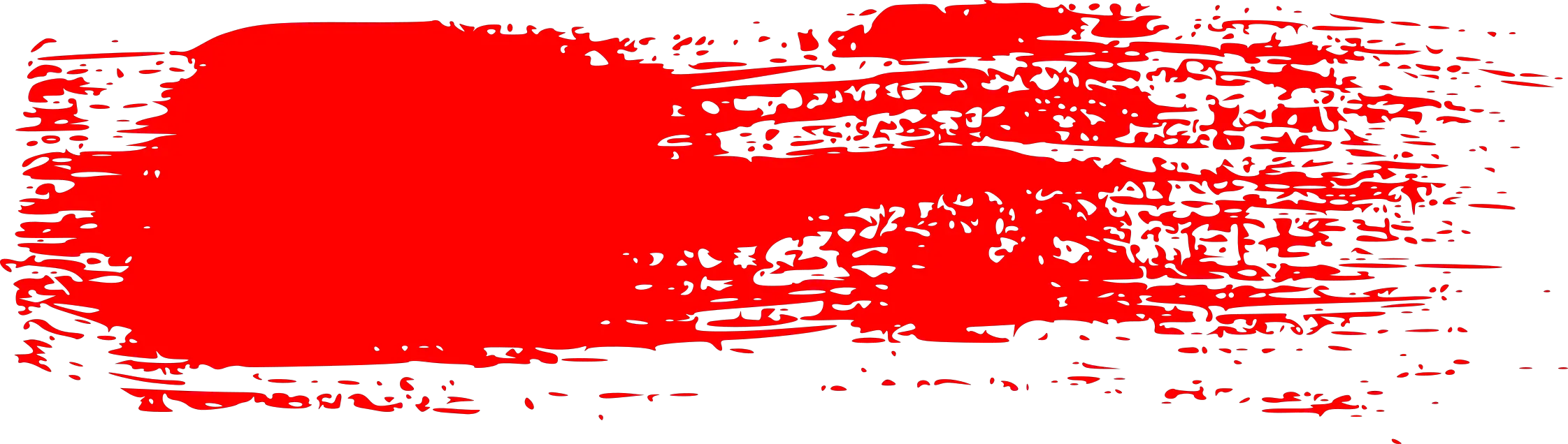 Red Grunge Line Transparent