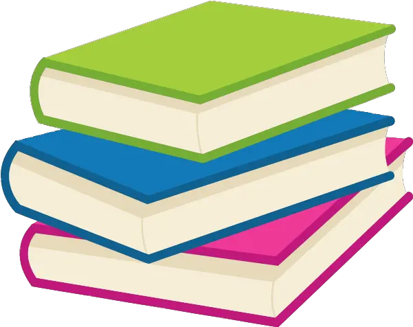 Stack Of Books Vector Clip Art Book Clipart Transparent Background