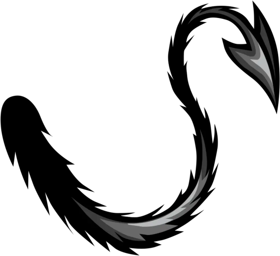 Black Devil Tail Png