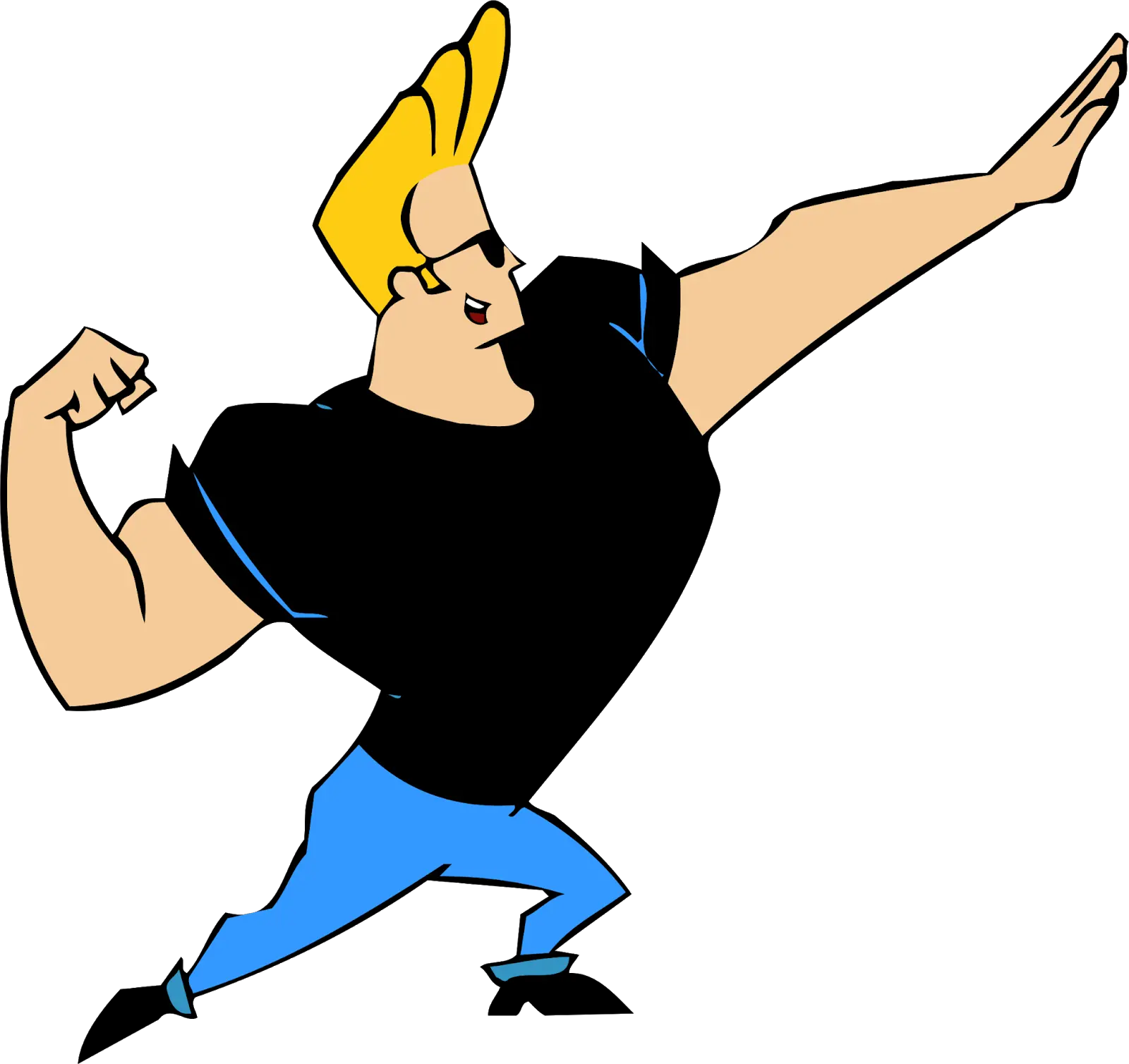 Transparent Johnny Bravo Png Cartoon Characters Johnny Bravo