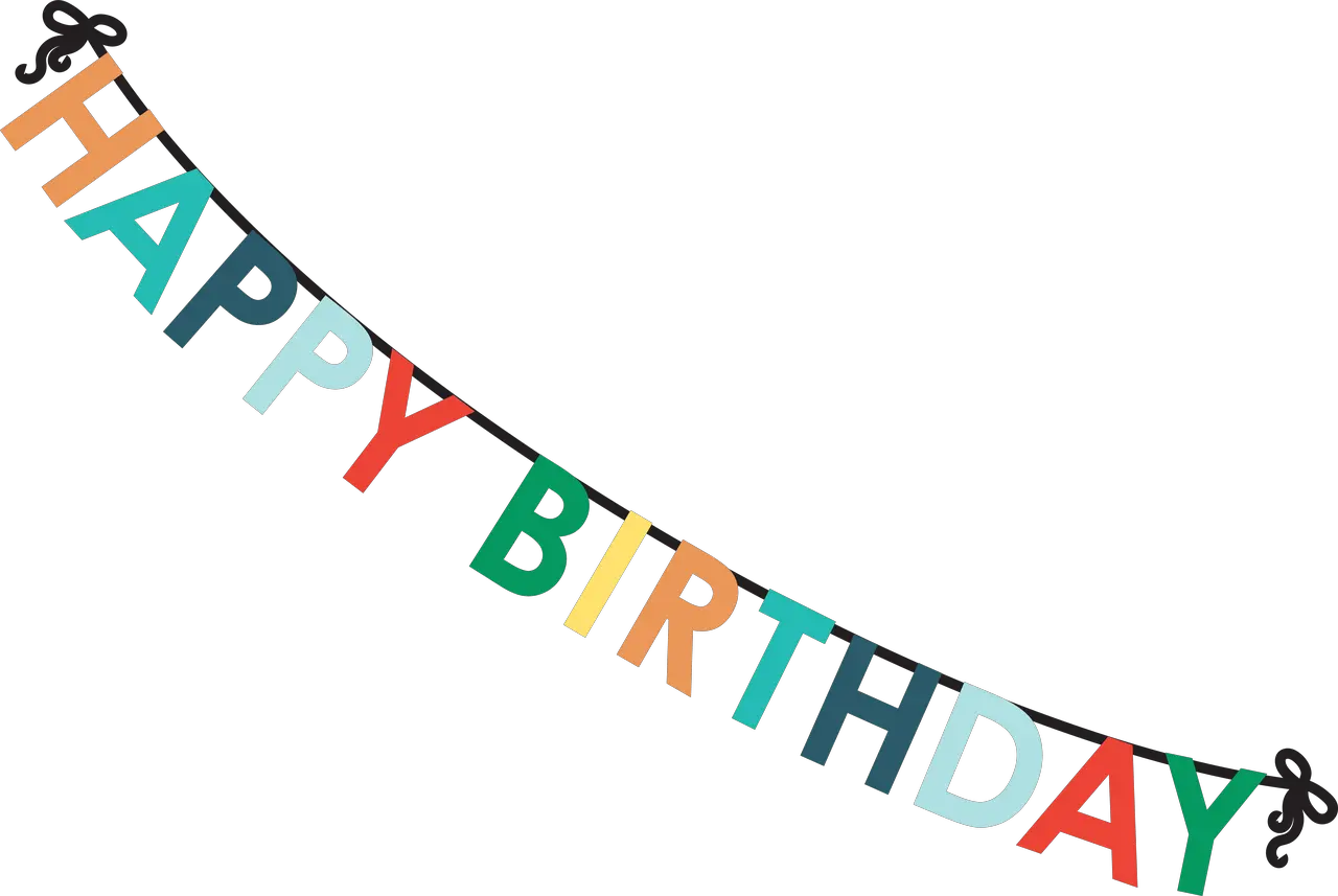 Number 2 Happy Png Happy Birthday Banner Transparent