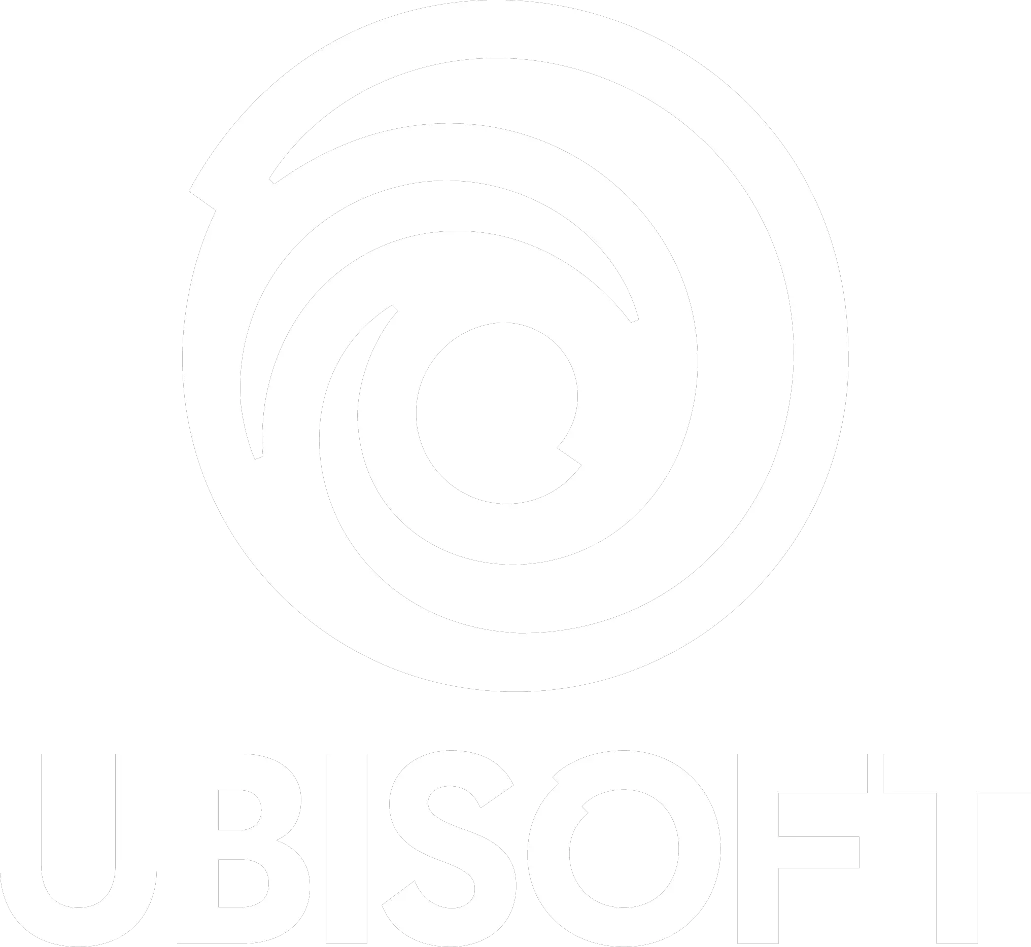 Some Text Ubisoft Logo White Png