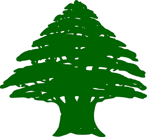 Cedar Tree Lebanon Flag