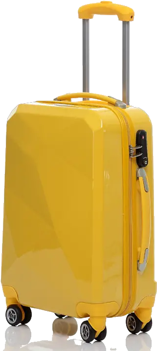 Suitcase Trolley Computer File Yellow Luggage Bag Png