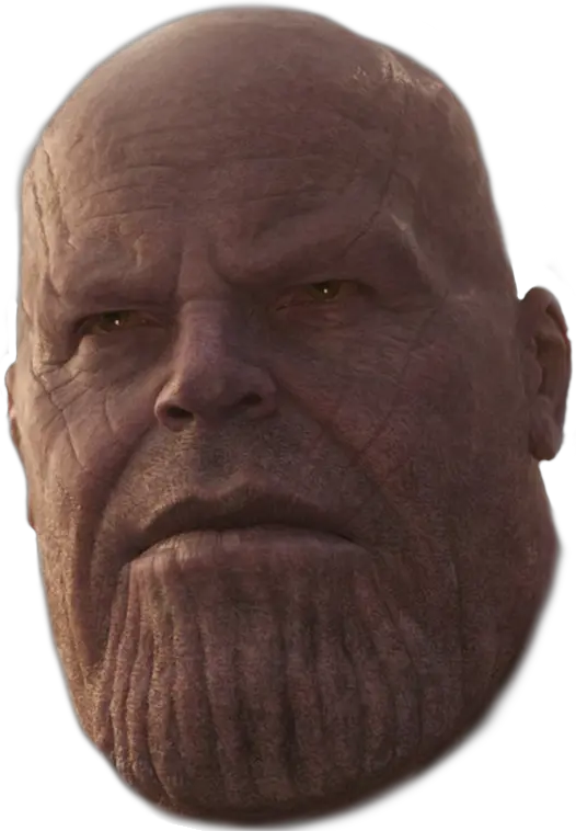 Thanos Head Transparent Background