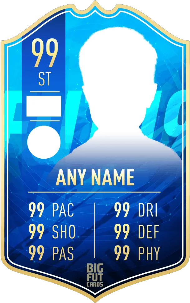 Fifa 20 Card Template