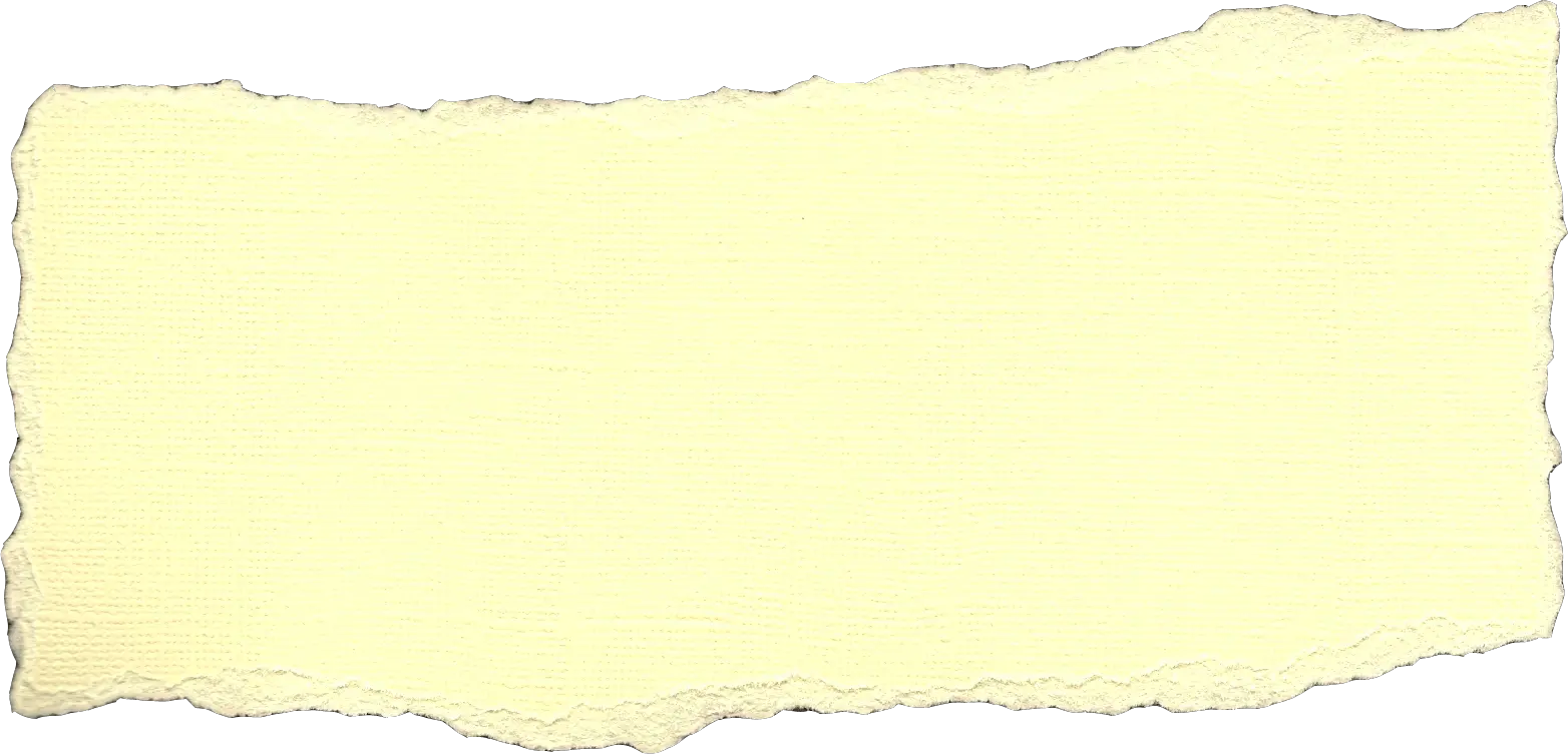 Yellow Torn Paper Png Torn Note Paper Png