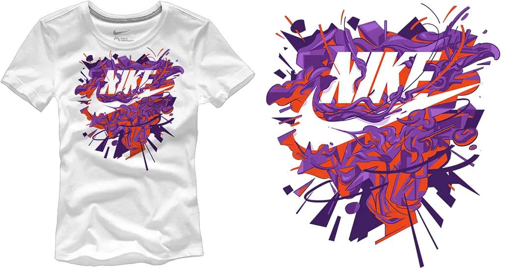 Logo Nike T Shirt Design