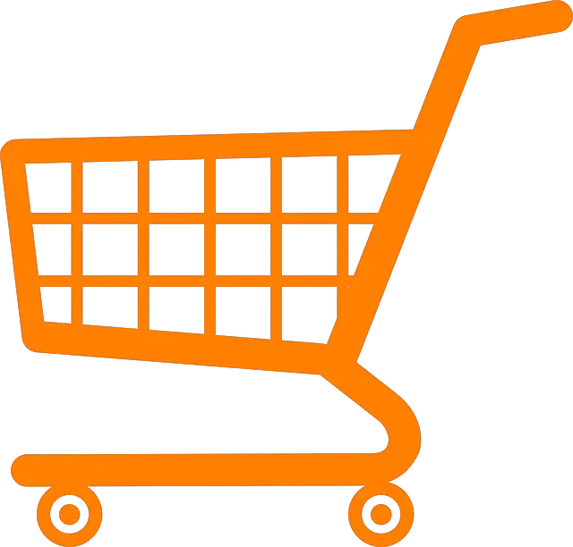 Gold Shopping Cart Png