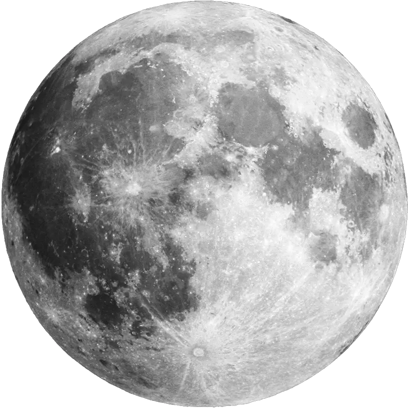 Cartoon Transparent Background Moon