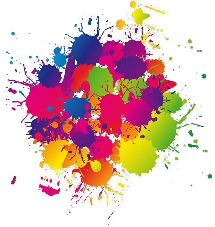 paint splash splatter paintspalsh paintsplatter Color Splash Effect Png