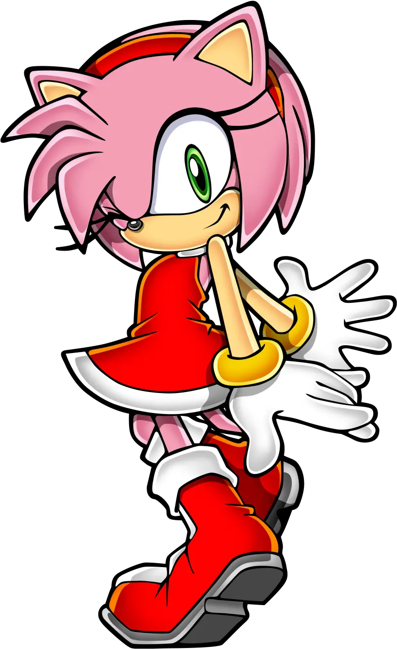 Transparent Amy Png Amy Rose Sonic Advance