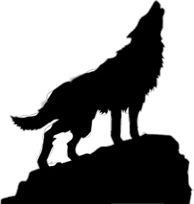 wolf Howling Wolf Howling Silhouette Transparent