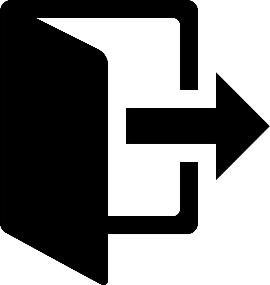 Exit Exit Icon Color
