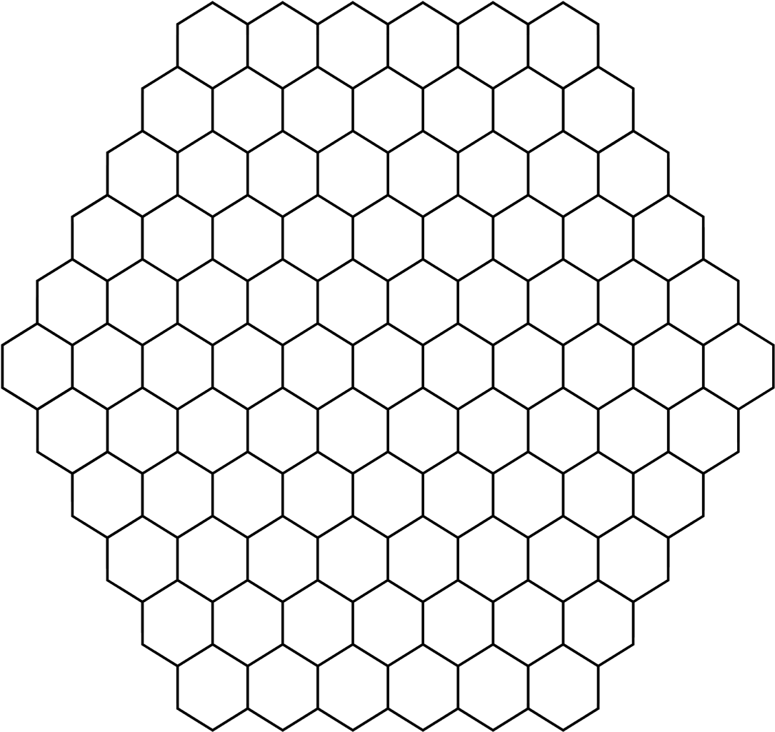 Transparent Transparent Background Hexagon Pattern
