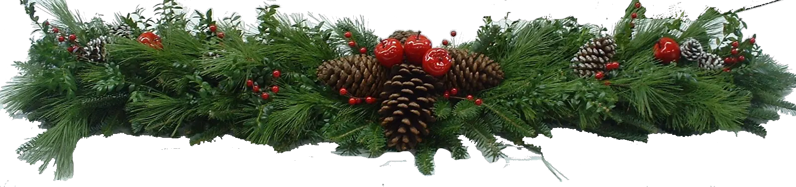 Xmas Decorations Png Xmas Decor Png Christmas Garland Without Background