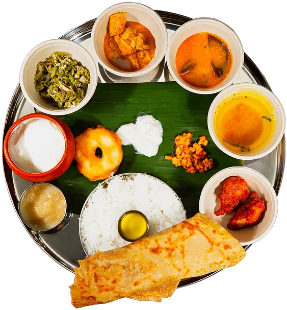 Transparent Indian Food Png Indian Meals Food Top View Png