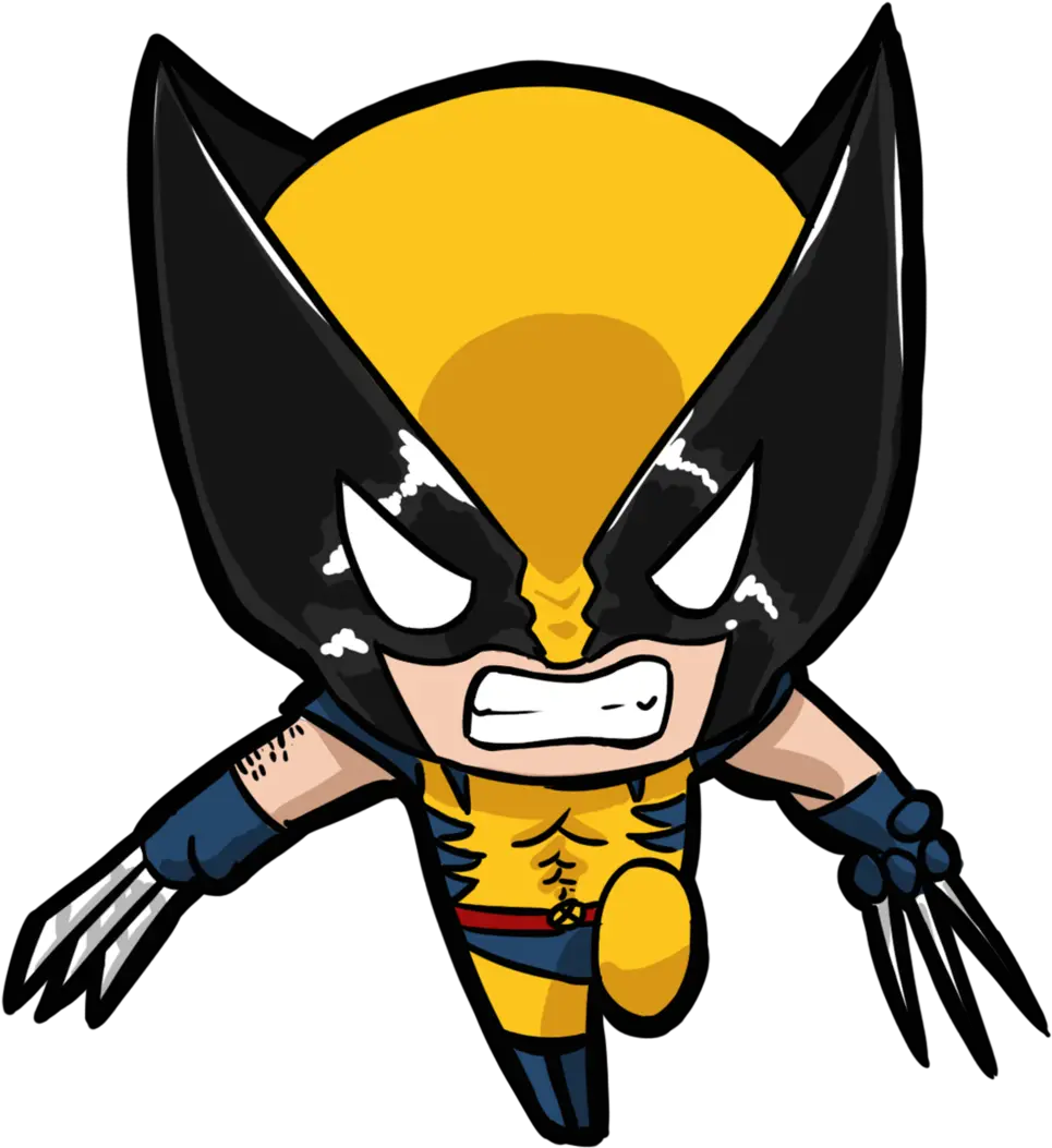 Wolverine Png Chibi Wolverine Cartoon