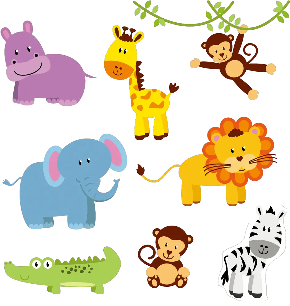 Jungle Animal Zoo Northern Giraffe Clip Art Animals Free Clipart