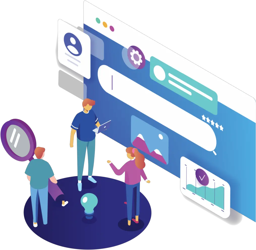 Web Design Wordpress Seo Ads Marketing Seo Isometric Png
