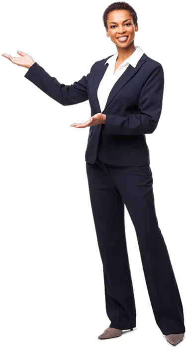 Business Woman Standing Png