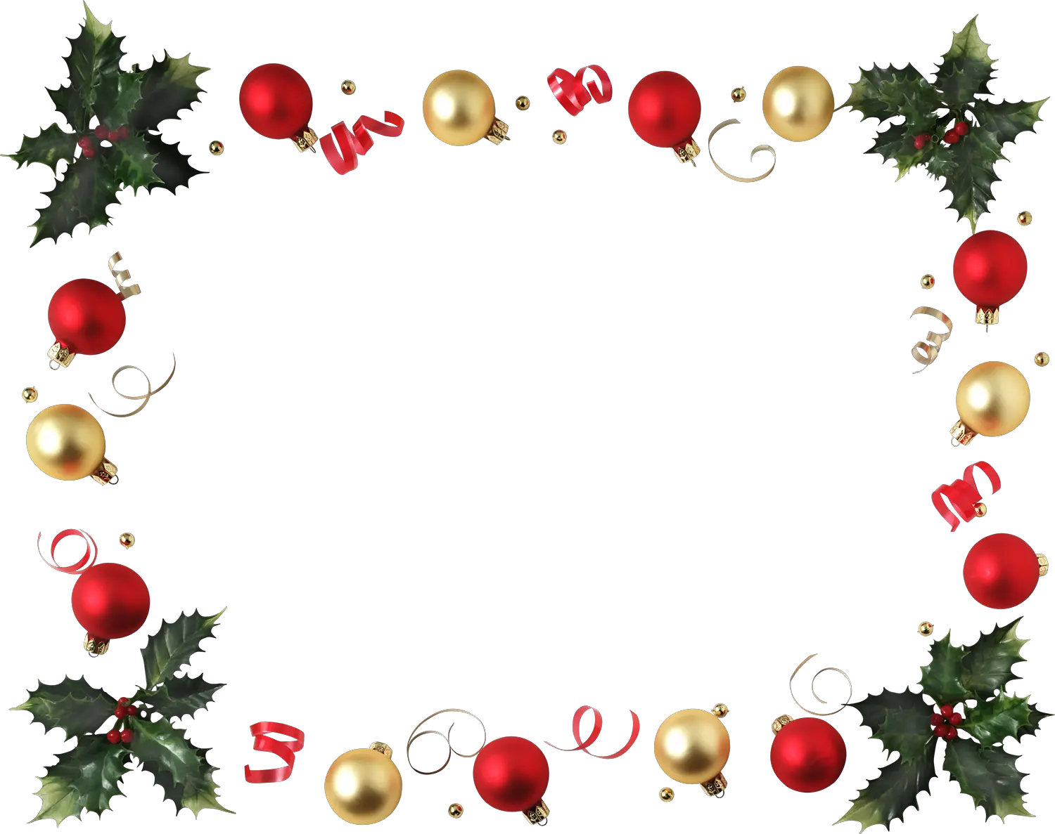 Navidad Png Fondo Transparente Christmas Border